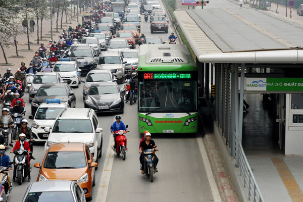 Dành làn riêng cho buýt nhanh BRT có lãng phí?