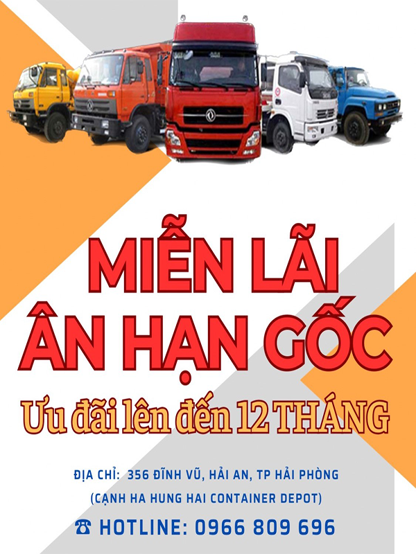 ÂN HẠN NỢ GỐC - MIỄN GIẢM LÃI SUẤT TẠI XE TẢI QUỐC TẾ