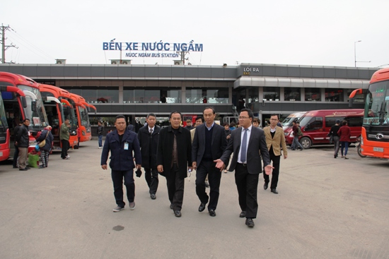 Lãnh đạo Bộ GTVT, Ủy ban ATGT Quốc gia kiểm tra công tác vận tải tại Hà Nội