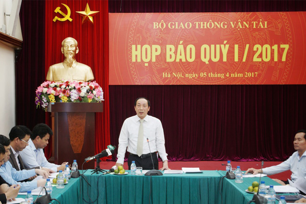 Bộ Giao thông vận tải họp báo Quý I/2017