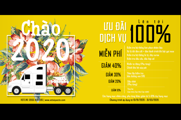 CHÀO NĂM MỚI 2020 - ƯU ĐÃI DỊCH VỤ KHỦNG LÊN TỚI 100%